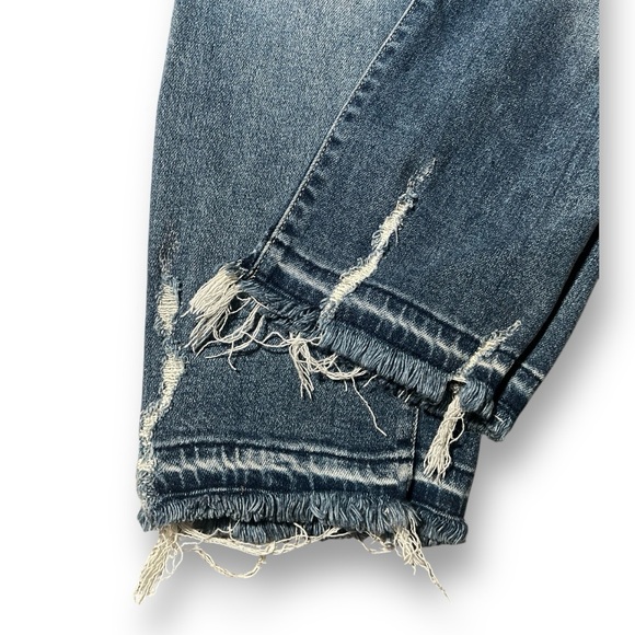 JUDY BLUE Y2K High Waist Release Hem Ankle Straight Leg Denim Jeans Pants 9 29 - Picture 8 of 14